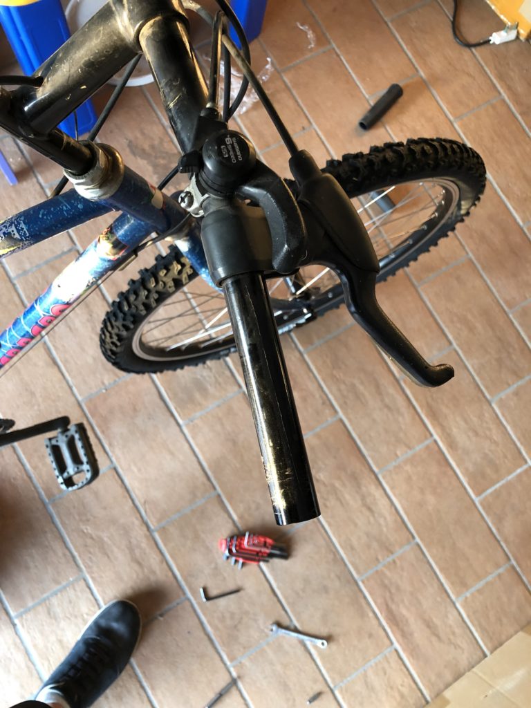Manubrio senza manopola