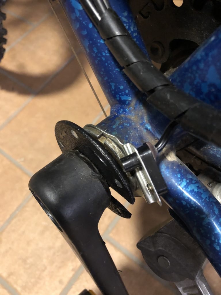 La coppia dei sensori installata