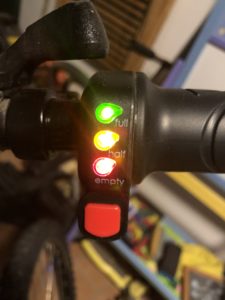 Attivazione pedalata assistita ON